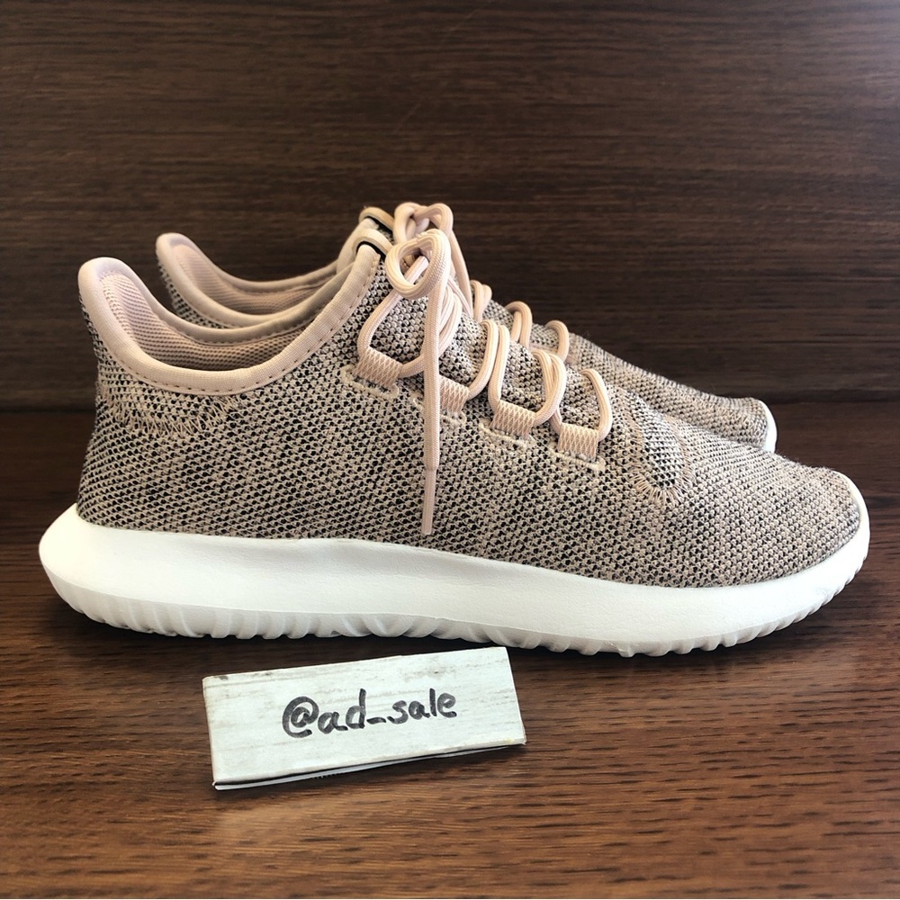 Adidas Tubular Shadow Dust Women’s Heathered Beige Sneakers Size 9
